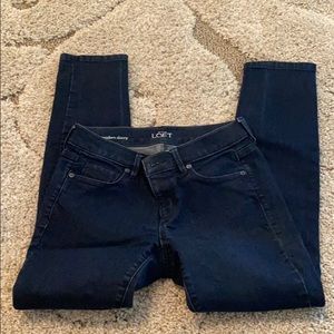 LOFT modern skinny jeans.